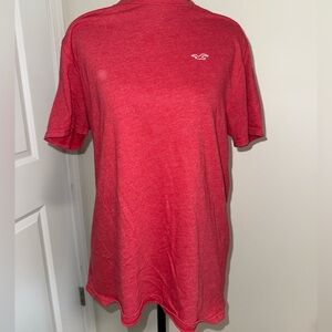 Hollister Vibrant Red Short Sleeve Tee